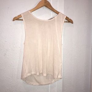 Cotton on white muscle tank